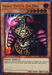 A Yu-Gi-Oh! trading card titled "Dark Ruler Ha Des [LART-EN010] Ultra Rare." As an Ultra Rare part of The Lost Art Promotion, it features a sinister, armored figure with a skull-like face and dark purple robes, surrounded by menacing shadows. This Fiend/Effect monster boasts ATK 2450 and DEF 1600, with card text detailing its abilities.