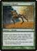 The image showcases a Magic: The Gathering card named "Kodama's Reach [Champions of Kamigawa]" from the Magic: The Gathering set. It costs 2 colorless and 1 green mana. The card art depicts a tree-like creature in a forest, reaching out for basic land cards. This Sorcery — Arcane spell allows searching, revealing, and placing lands strategically.