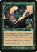 A Magic: The Gathering card from the Onslaught set titled Symbiotic Wurm [Onslaught]. The card's border is black, and it costs five generic mana and three green mana to play. The illustration depicts a giant wurm emerging from the ground. It's a rare green creature with 7/7 power and toughness, creating green Insect creature tokens.