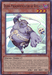 A Yu-Gi-Oh! trading card titled "Djinn Prognosticator of Rituals [THSF-EN039] Super Rare." This Fiend/Effect Monster showcases a muscular, purple-skinned creature with four arms, golden jewelry, and a menacing expression. Wielding a scimitar and surrounded by a mystical blue aura, it has 400 ATK and 300 DEF.