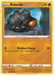 Image of a Pokémon Trading Card from Sword & Shield Battle Styles featuring Rolycoly (078/163) [Sword & Shield: Battle Styles] by Pokémon. The card has an orange border and displays Rolycoly, a small, rocky Pokémon with a single red eye. Sporting 70 HP, its move "Reckless Charge" deals 30 damage but self-inflicts 10 damage. Weakness: Water ×2. No resistance.