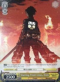 Warring Front Lines, Eren (AOT/S35-PE01 PR) (Promo) [Attack on Titan]