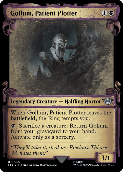 Gollum, Patient Plotter [The Lord of the Rings: Tales of Middle-Earth Showcase Scrolls]