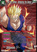 A Dragon Ball Super trading card featuring SS Son Gohan, Defeating the Demon (Zenkai Series Tournament Pack Vol.3 Winner) (P-479) [Tournament Promotion Cards]. He is depicted with intense yellow hair and a blue and red outfit. The card details various game stats and abilities, with a red and black background highlighting its powerful attributes.