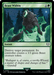 The image is a Magic: The Gathering card titled "Beast Within [The Lord of the Rings: Tales of Middle-Earth Commander]" from Magic: The Gathering. It features a green, spectral bear in a forest with glowing green energy. The card is an instant spell costing 2 colorless and 1 green mana, that destroys a target permanent and creates a 3/3 green Beast creature token.