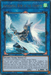 A Yu-Gi-Oh! trading card named "Apollousa, Bow of the Goddess [MAMA-EN075] Ultra Rare" features a character with long hair and animal-like ears, drawing a glowing bow. The blue border signifies it as a Link/Effect Monster. Various stats and effects are detailed at the bottom of the card.