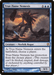 A Magic: The Gathering trading card titled "True-Name Nemesis [The List]," this rare card costs 1 blue and 2 colorless mana. As a Creature - Merfolk Rogue with a power/toughness of 3/1, it depicts a shadowy merfolk wielding a sword amidst thunderclouds and crashing waves. Its ability grants protection from the chosen player.