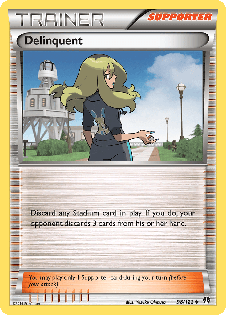 The image showcases an uncommon Pokémon Trainer Supporter card named 