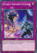 Product: Yu-Gi-Oh! Different Dimension Encounter [SGX3-ENF18] Common trading card titled "Different Dimension Encounter" with artwork depicting a warrior dueling a ghostly, skeletal figure. The warrior points dramatically as the ghostly figure emerges from a portal. The card text details effects involving Duelists of Shadows and banished monsters within Speed Duel GX.