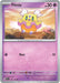 A Pokémon Flittle (100/198) [Scarlet & Violet: Base Set] card from the Pokémon series featuring Flittle, a fairy-like Psychic type Pokémon with pink and yellow colors. Flittle has a white frill around its neck and floats above a scenic background with a purple and pink sky and flowers. It has 30 HP and one move, "Ram," which deals 10 damage.