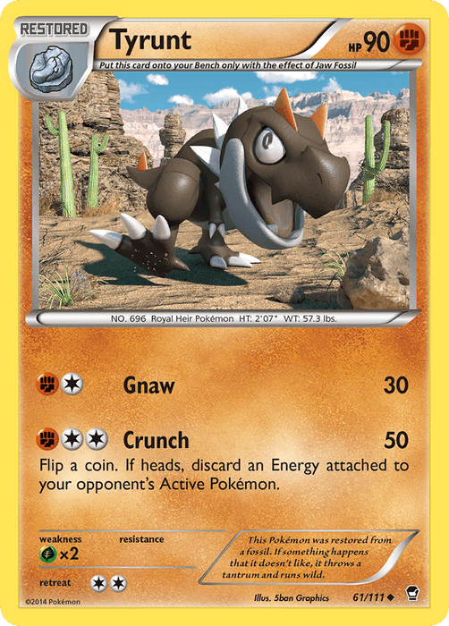 Tyrunt (61/111) [XY: Furious Fists]