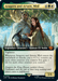 A Magic: The Gathering card titled "Aragorn and Arwen, Wed (Extended Art) [The Lord of the Rings: Tales of Middle-Earth]." It depicts a man in armor holding a sword, standing beside a woman in a green dress and floral crown. This Legendary Creature - Human Elf Noble has 3/6 power and toughness with vigilance. Art by Magali Villeneuve.