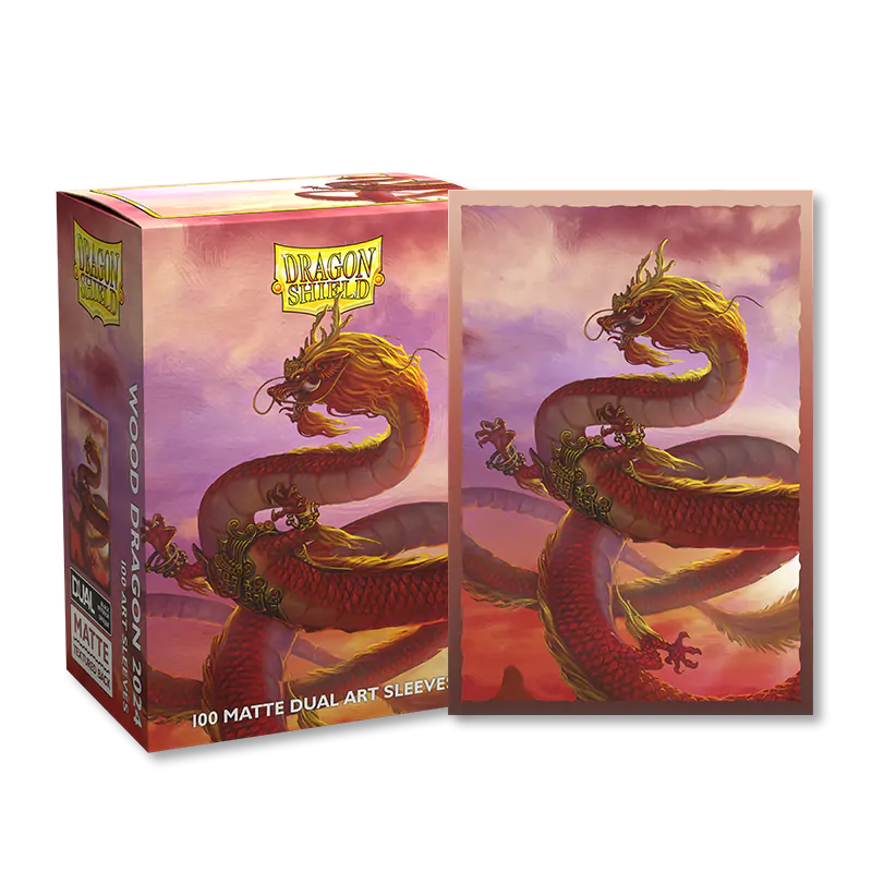 Dragon Shield: Standard 100ct Art Sleeves - Year of the Wood Dragon 2024 (Dual Matte)