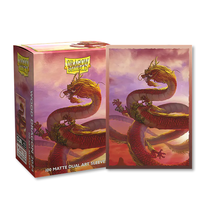 Dragon Shield: Standard 100ct Art Sleeves - Year of the Wood Dragon 2024 (Dual Matte)