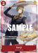A Sanji (Offline Regional 2023) [Finalist] [One Piece Promotion Cards] from Bandai featuring Sanji from the Straw Hat Crew. Sanji, dressed as a chef in a black suit and yellow tie, holds a dish of food above his head. The card includes text indicating it's a finalist card and describes a Rush ability. The top left shows a power of 4000 and a cost of 2.