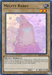 A Yu-Gi-Oh! trading card titled "Melffy Rabby [LDS1-EN121] Ultra Rare" from the Legendary Duelists series. This Ultra Rare card features a pink, rabbit-like creature with a round body and floppy ears, sitting on a scenic tree stump surrounded by pink and purple hues. The card text describes the creature's traits and flavor text.