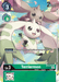 A digital trading card image of Terriermon [BT3-046], a small, dragon-like Rookie Digimon with large ears. This 1-Year Anniversary Box Topper promotional card from the Digimon brand has a play cost of 3, a DP of 2000, and digivolves from a level 2 Digimon at no cost. Its abilities prevent the opponent from gaining memory except through Tamer effects.