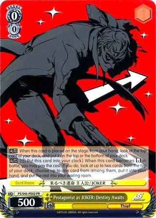 Protagonist as JOKER: Destiny Awaits - P5/S45-PE02 PR (P5/S45-PE02 PR) (Promo) [Persona 5]