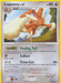 The image is a rare Pokémon trading card of Lopunny (33/146) [Diamond & Pearl: Legends Awakened] from the Pokémon set. This Stage 1 card evolves from Buneary and shows Lopunny in mid-jump with a dynamic pose. It features level 37, 80 HP, and attacks like Healing Tail, Collect, and Cross-Cut. The bottom left corner displays its weaknesses, resistance, and