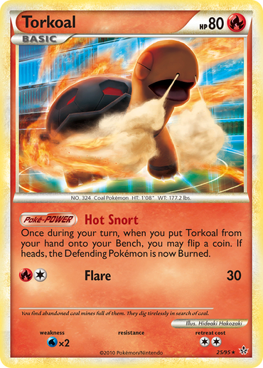 Torkoal (25/95) [HeartGold & SoulSilver: Unleashed]