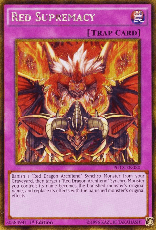 Red Supremacy [PGL3-EN020] Gold Secret Rare