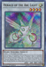 A Yu-Gi-Oh! trading card titled "Herald of the Arc Light [BLHR-EN085] Ultra Rare." It depicts a winged, mechanical creature with a white body and glowing yellow orbs. The Ultra Rare card shines in rainbow colors and is a Level 4 Fairy/Synchro/Effect monster with 600 ATK and 1000 DEF points that can negate activation.