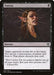 A trading card titled "Duress" from the Magic: The Gathering set *Iconic Masters* depicts an elf with ears pierced by needles against a dark background. The elf is in distress, mouth open as if screaming. The card is a *sorcery* type with text: "Target opponent reveals his or her hand. You choose a noncreature, nonland card from it. That player discards