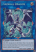 The "Firewall Dragon [MP18-EN062] Secret Rare" Yu-Gi-Oh! trading card from the 2018 Mega-Tins Mega Pack features a blue, mechanical dragon with circuitry and technology-inspired design, set against a holographic background. This Secret Rare Link-4 Cyberse monster boasts 2500 ATK, with effect text in a blue-bordered text box at the bottom.