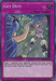 Yu-Gi-Oh! Yu-Gi-Oh! Secret Rare card titled "Get Out! [RIRA-EN076] Secret Rare" from Rising Rampage framed in a purple border. The Normal Trap card features a character in a blue cloak and hood casting away two monsters—a green-winged beast and a purple creature with a bow—into a vortex. Text on the card details its effect of targeting and shuffling opponent's special summon monsters back into the deck.