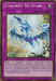 A Yu-Gi-Oh! card named "Stardust Re-Spark [PGL2-EN020] Gold Secret Rare," featured as a Gold Secret Rare. The card showcases a shiny, blue dragon surrounded by sparkling stars against a purple background. Its text details the effect of negating an opponent's attack and drawing a card, with its Premium Gold serial number at the bottom left.
