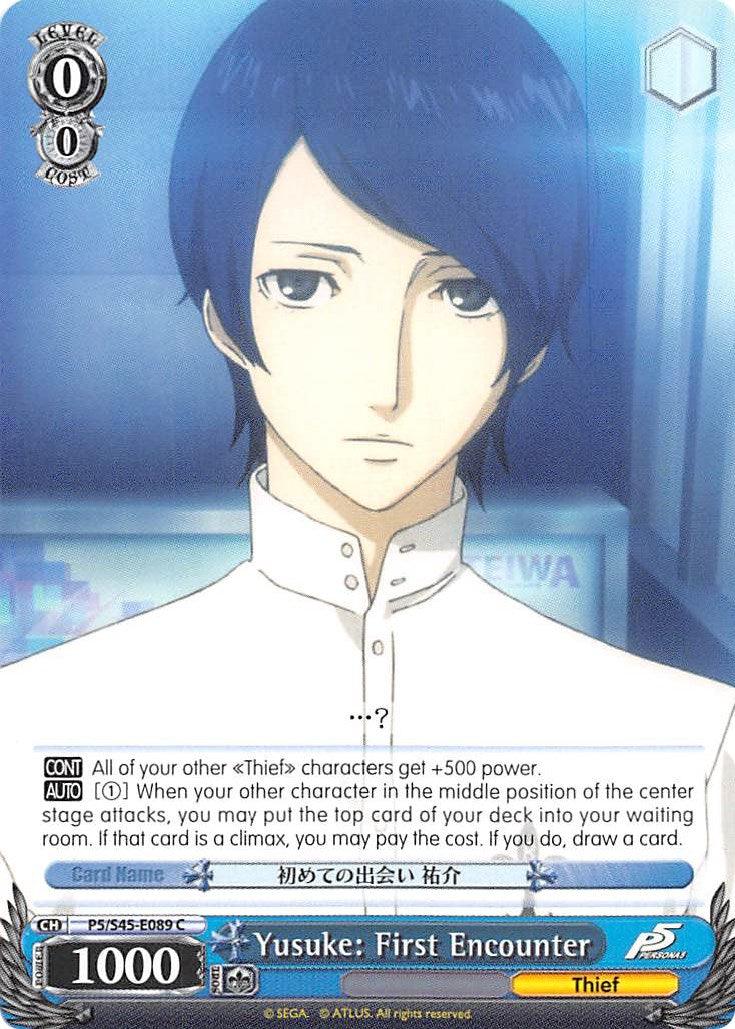 Yusuke: First Encounter (P5/S45-E089 C) [Persona 5]