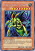 A Yu-Gi-Oh! trading card titled "Perfectly Ultimate Great Moth (The Sacred Cards) [TSC-001] Secret Rare," featured as a Secret Rare. It depicts a large, monstrous moth with green and yellow coloring, red eyes, and multiple legs. The card shows it is an Insect/Effect Monster type with 3500 attack points and 3000 defense points. It has the ID "TSC-001.
