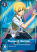 A trading card showcases a young blond-haired boy named Thomas H. Norstein, dressed in a white shirt, tie, and vest, with his right hand extended. This card, categorized under Digimon Tamer and titled "Thomas H. Norstein [BT4-093] (Buy-A-Box Promo) [Great Legend Promos]," features an in-play trigger and main effect with a play cost of 3 and the ability to draw 1 card.