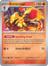 The image is of Armarouge (044/197) [Scarlet & Violet: Obsidian Flames], a Fire type, Fire-Warrior Pokémon card from the Scarlet & Violet: Obsidian Flames series. The card has 120 HP and features Armarouge, a red and yellow armored humanoid. It has the ability "Scorching Armor" and the move "Steam Artillery" which deals 70 damage. It evolves from Char.