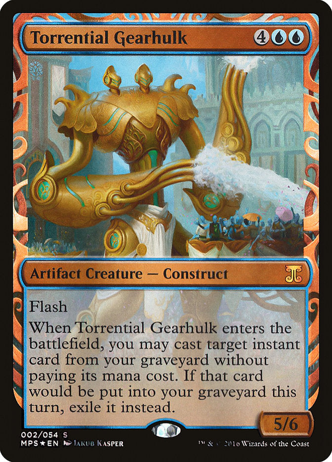 A Magic: The Gathering card from the Kaladesh Inventions series featuring the striking 