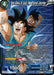 A trading card titled "Son Goku & Uub, Newfound Journey (Zenkai Series Tournament Pack Vol.3 Winner) (P-483) [Tournament Promotion Cards]" from Dragon Ball Super. The card features dynamic illustrations of Goku and Uub, both appearing excited. Goku is pointing forward with a big smile, and Uub mirrors his expression. This Tournament Promotion Card includes various game-related attributes and rules.