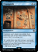 The "Propaganda [Doctor Who]" Magic: The Gathering card is a blue enchantment illustrating an alleyway with brick walls covered in posters demanding, "VOTE SAXON," showing a partly obscured figure in a suit. Inspired by Doctor Who, the card's text notes that creatures can't attack unless their controller pays extra for each one.