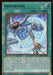 A Yu-Gi-Oh! spell card from the "Maximum Gold: El Dorado" set titled "Invocation [MGED-EN044] Gold Rare." The card depicts an icy, serpentine Invoked Fusion monster with multiple glowing eyes and sharp teeth, emerging from a blue, magical portal. Its clawed hands and menacing expression are highlighted. The card text details its special abilities and usage in gameplay.